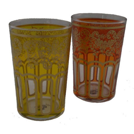 Afbeelding van Marokkaanse glazen (2 stuks)